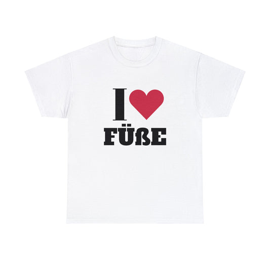 I love Füße T-Shirt